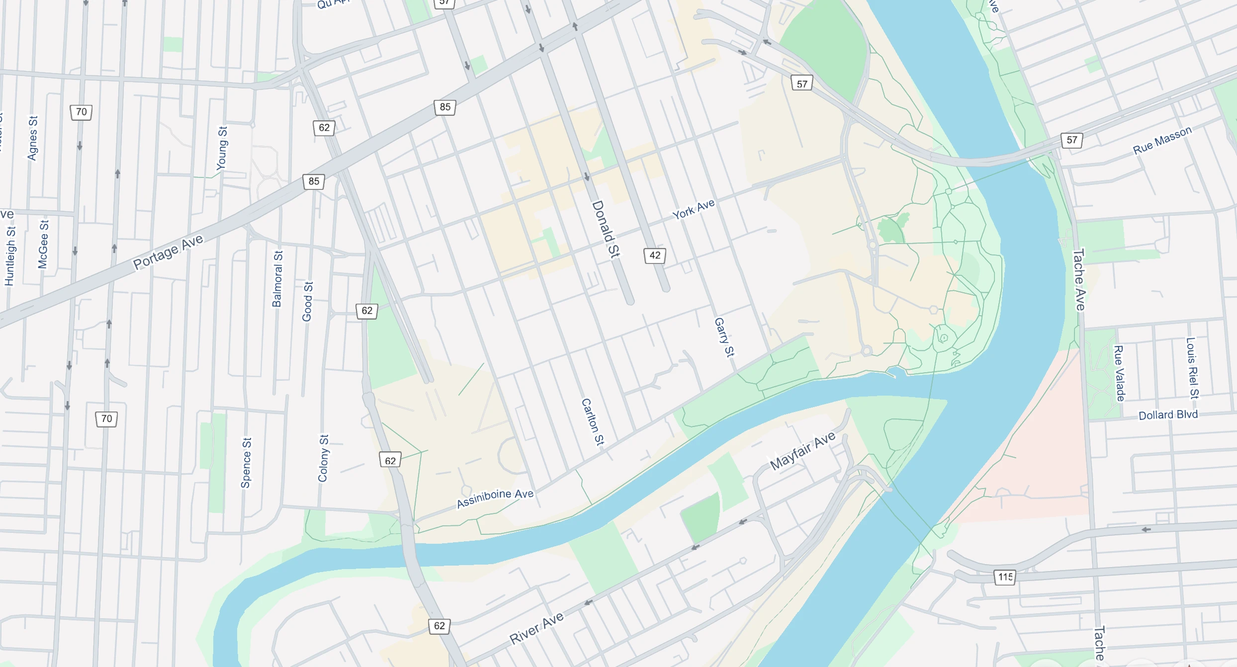 Map showing nearby local events and people using Hostly